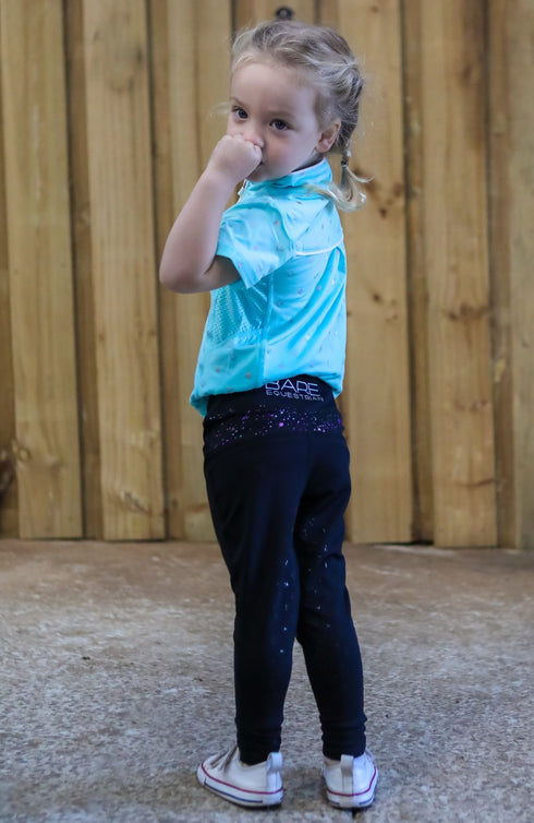 BARE Babes Quarter Zip Shirt - Princess Teal